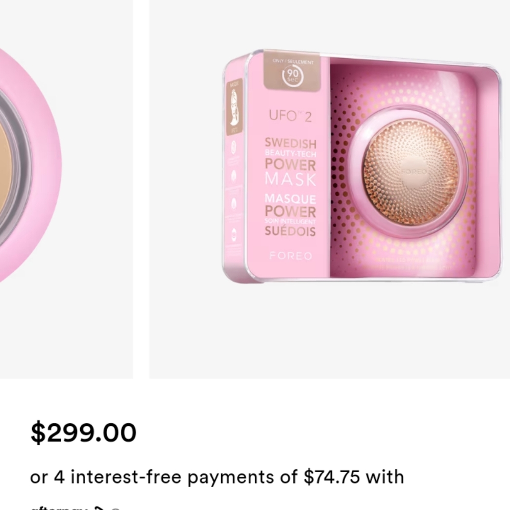 Foreo treatment for wrinkles